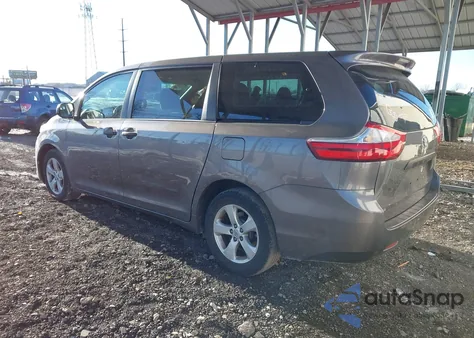 2015 Toyota Sienna L 7 Passenger from USA, damaged, VIN 5TDZK3DC9FS656369